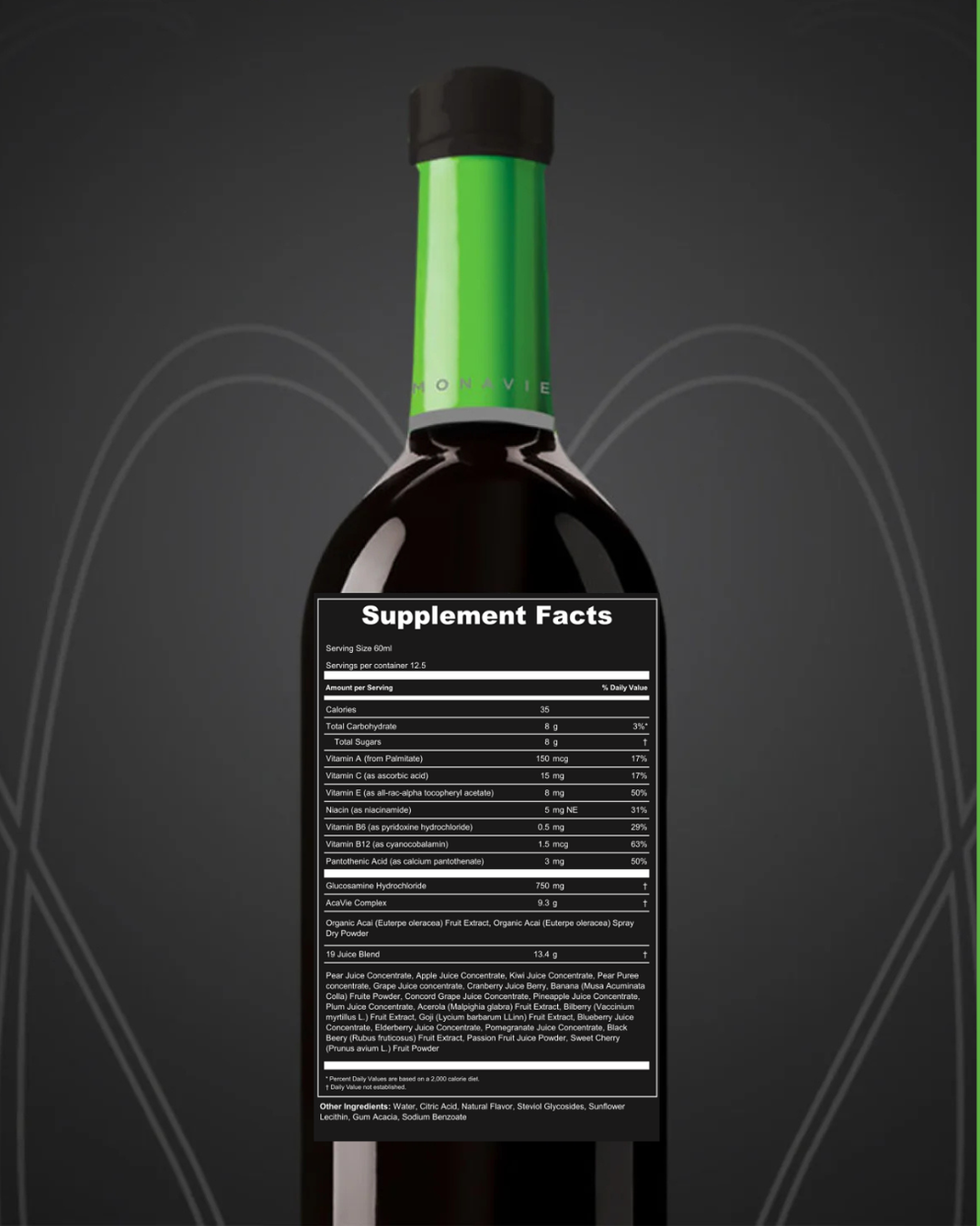 MonaVie Active – 2 Cases / 8 Bottles