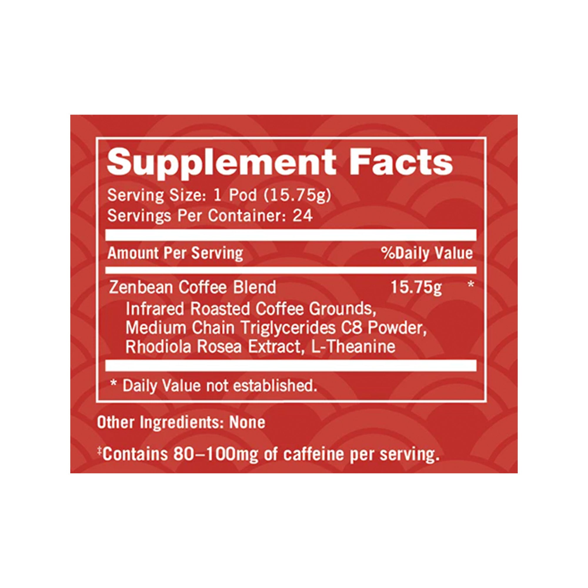 Zenbean Infrared Coffee Pods - 24 Pods