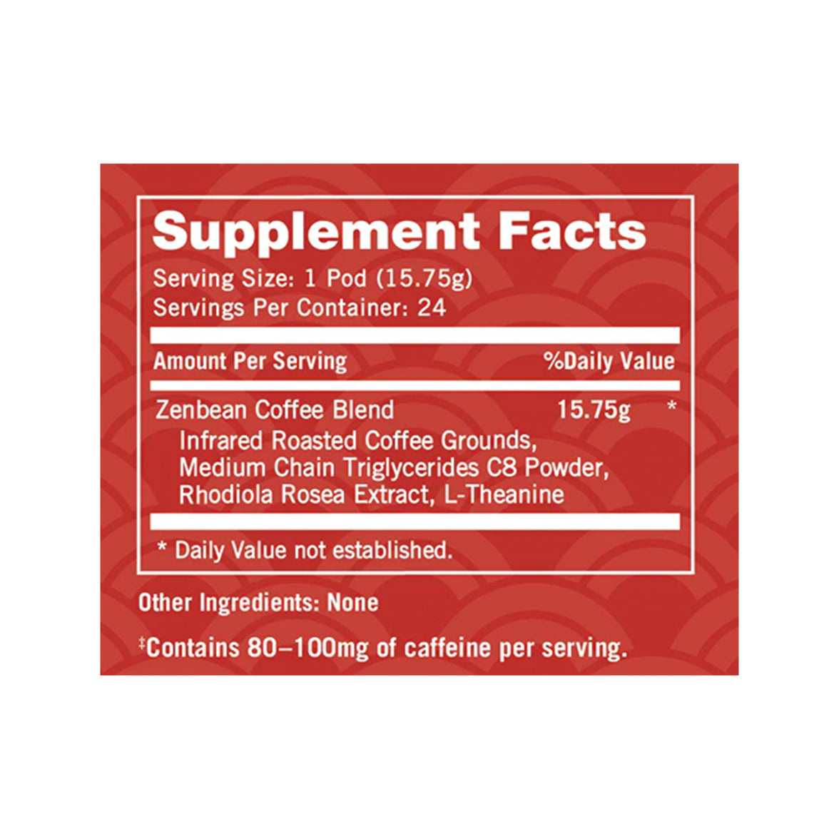 Zenbean Infrared Coffee Pods - 24 Pods